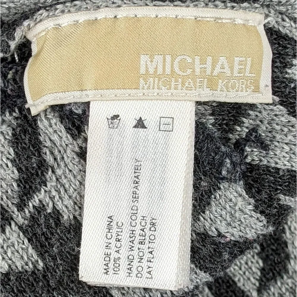 Michael Kors MK Signature Knitted Beanie Hat